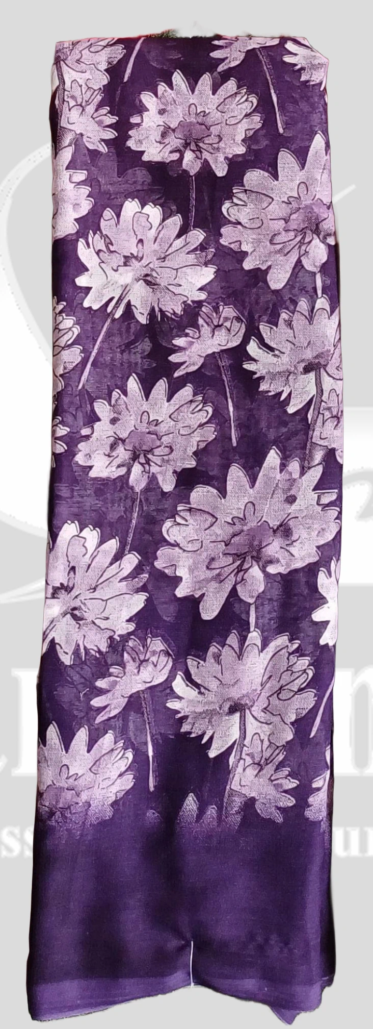 Reniyal(Heavy) Floral Printed Saree &ndash; SMARTLK1002 &ndash; Purple Mix